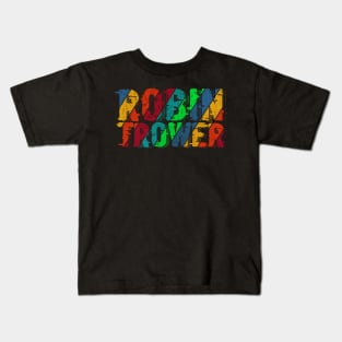 vintage color Robin Trower Kids T-Shirt